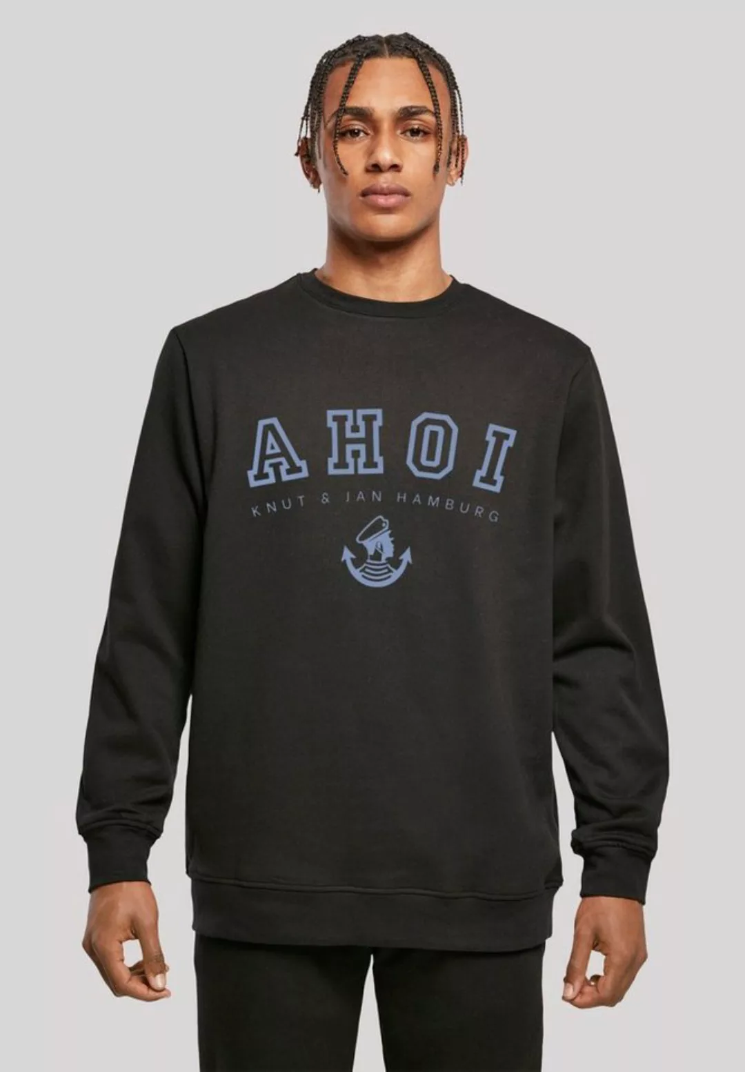 F4NT4STIC Kapuzenpullover Herren Sweatshirt Ahoi Knut & Jan Hamburg Print günstig online kaufen