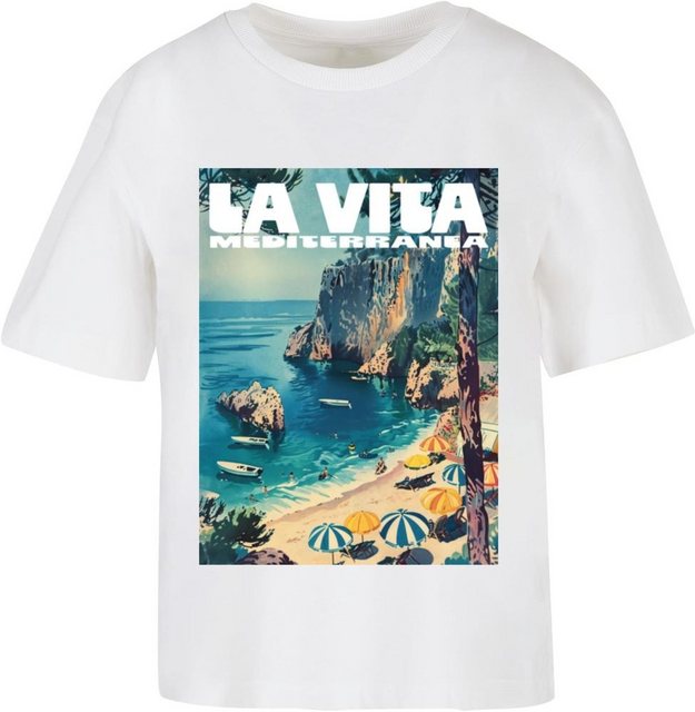 Mister Tee Ladies T-Shirt Vita Mediterranea Tee günstig online kaufen