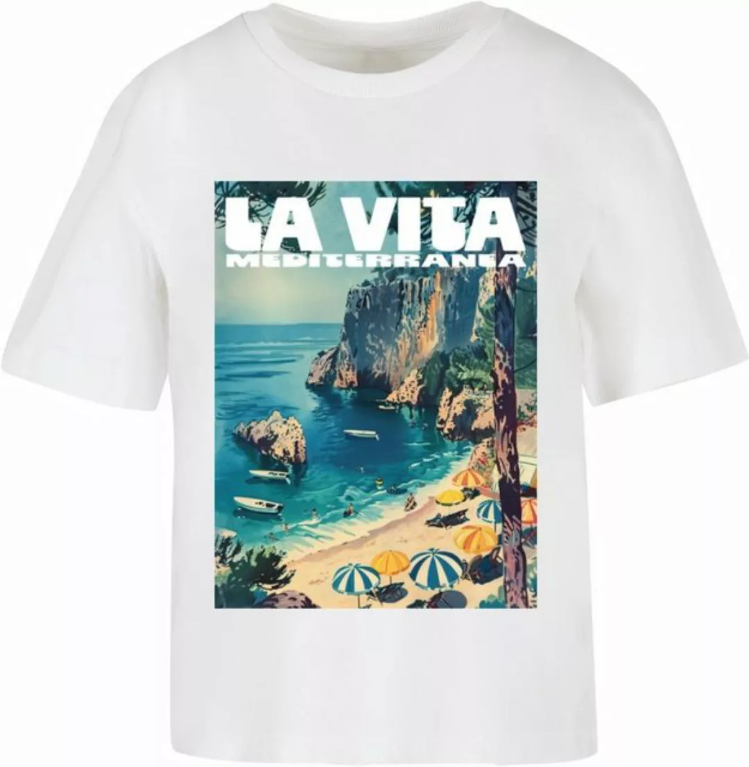 Mister Tee Ladies T-Shirt Vita Mediterranea Tee günstig online kaufen