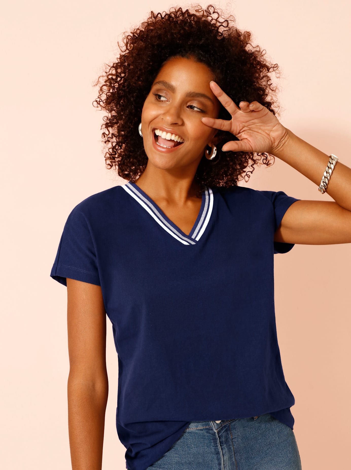Classic Basics V-Shirt "Shirt" günstig online kaufen