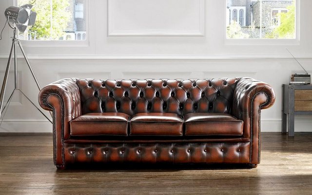 JVmoebel 3-Sitzer Chesterfield Designer Antik Stil Sofa Couchen Polster Sit günstig online kaufen