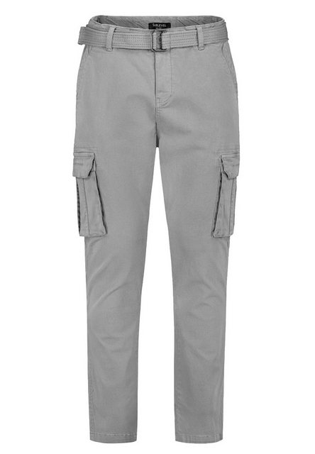 SUBLEVEL Cargohose Herren Chino Cargohose mit Gürtel und Seitentaschen Chin günstig online kaufen