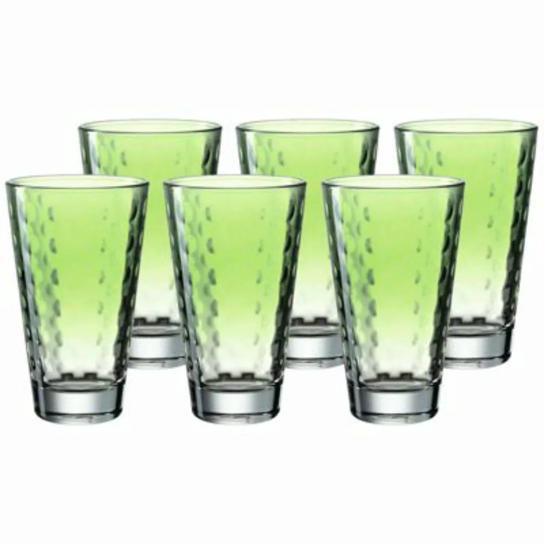LEONARDO OPTIC Trinkglas klein 300 ml Pastell grün 6er Set Trinkgläser günstig online kaufen