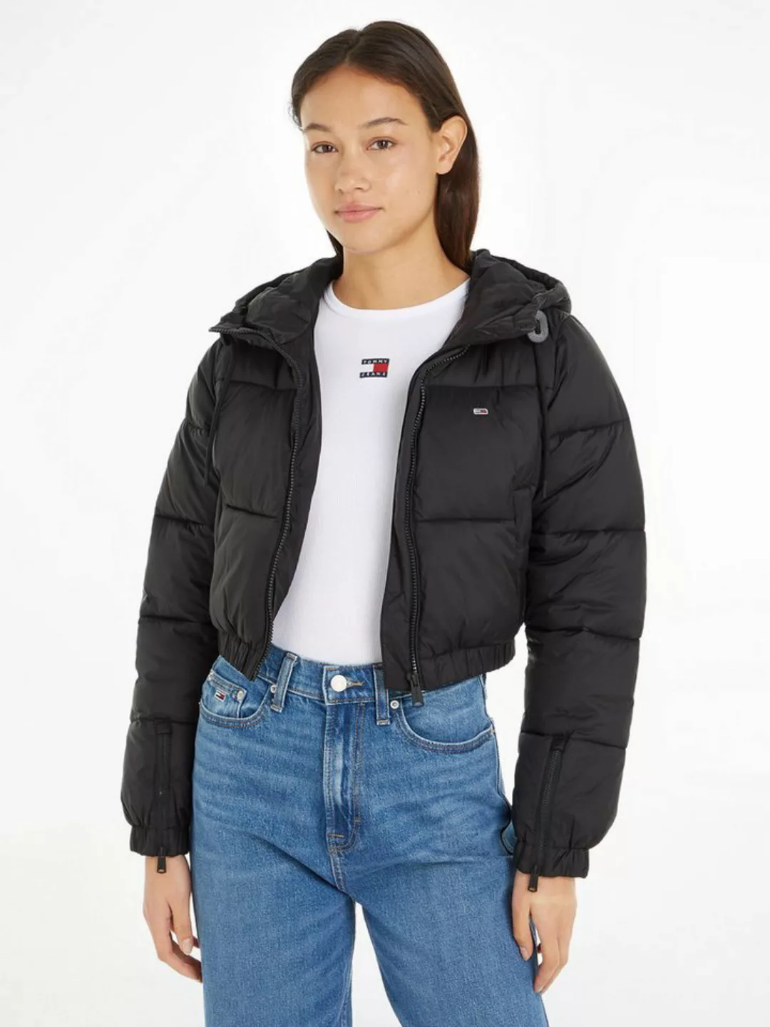 Tommy Jeans Steppjacke TJW CRP HOODED PUFFER mit Kapuze günstig online kaufen