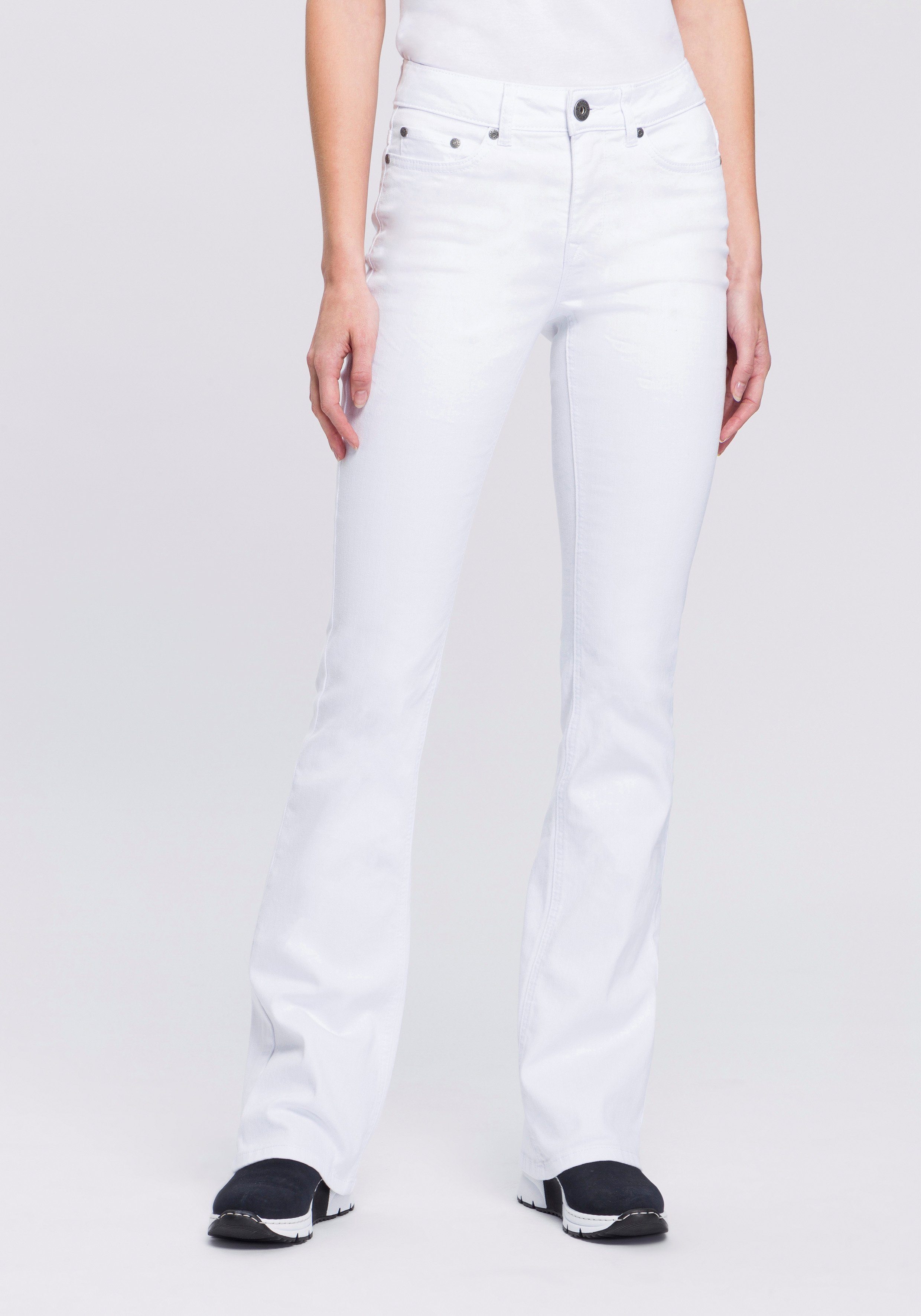 Arizona Bootcut-Jeans "Shaping", elastische Passform, Bootcut-Beinform, Use günstig online kaufen