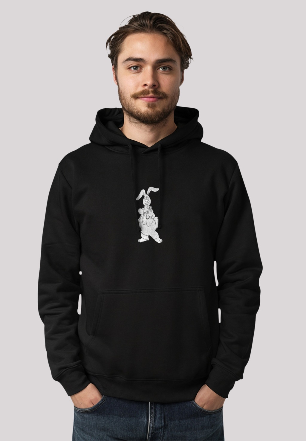 F4NT4STIC Kapuzenpullover "Alice im Wunderland Hase LOGO", Premium Qualität günstig online kaufen