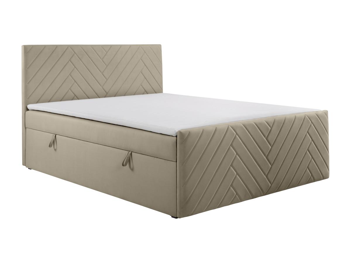 Deko-Komplett-Set mit Bett-Kopfteil + Bettgestell mit Bettkasten + Matratze günstig online kaufen