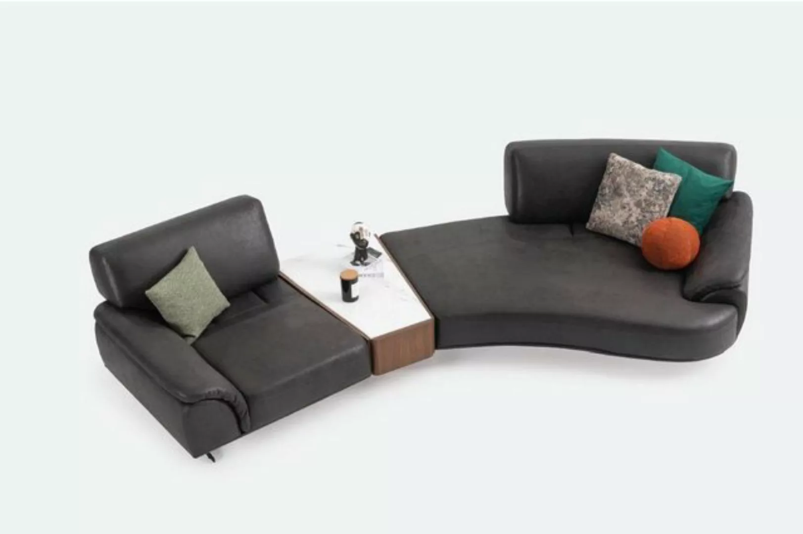 JVmoebel Sofa, Rund Wohnzimmer Couch Möbel 5 Sitz Couchen Runde Sofa Möbel günstig online kaufen