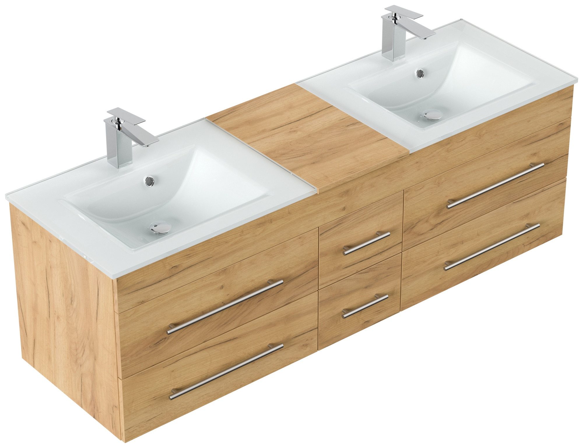 Magnolia Home Doppelwaschtisch Badmöbel Vitro XL günstig online kaufen