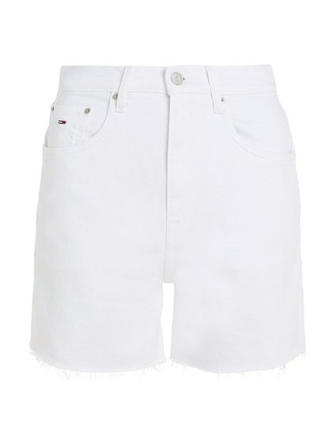 Tommy Jeans Shorts MOM UH SHORT BH6192 mit ausgefranstem Saum günstig online kaufen