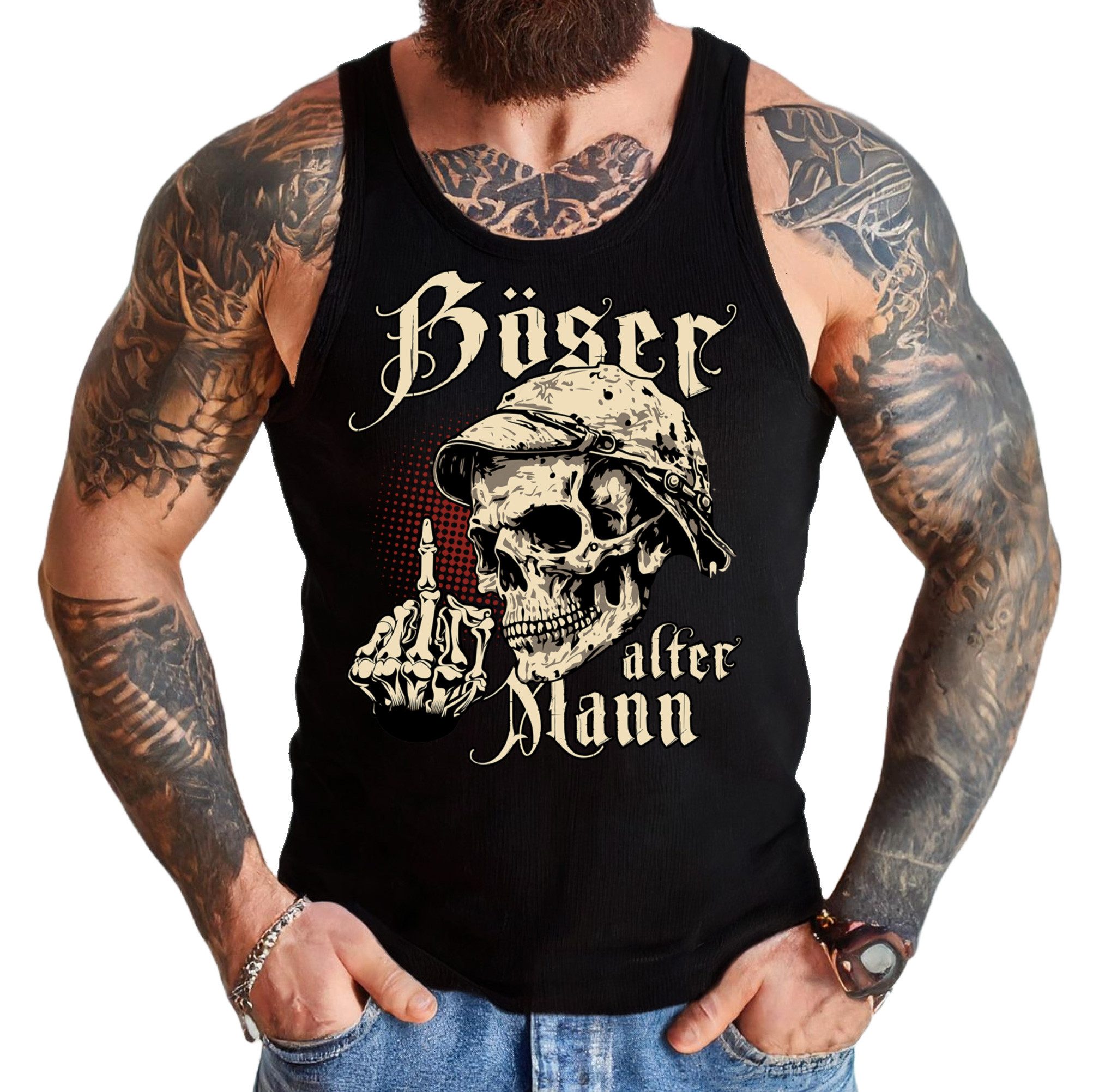 LOBO NEGRO® Tanktop Muskel Shirt für günstig online kaufen