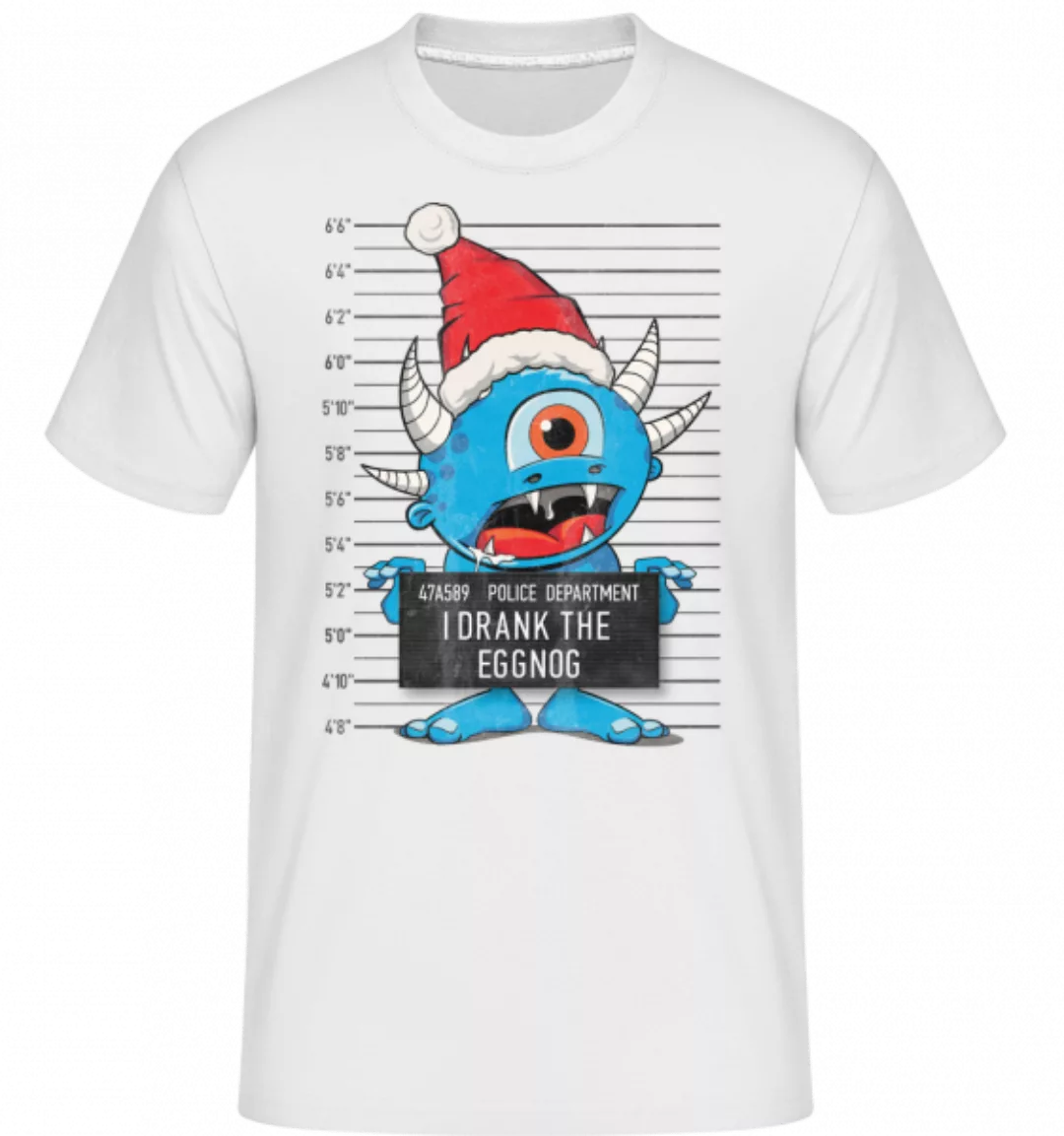 Monster Weihnachten Verbrecherfoto · Shirtinator Männer T-Shirt günstig online kaufen