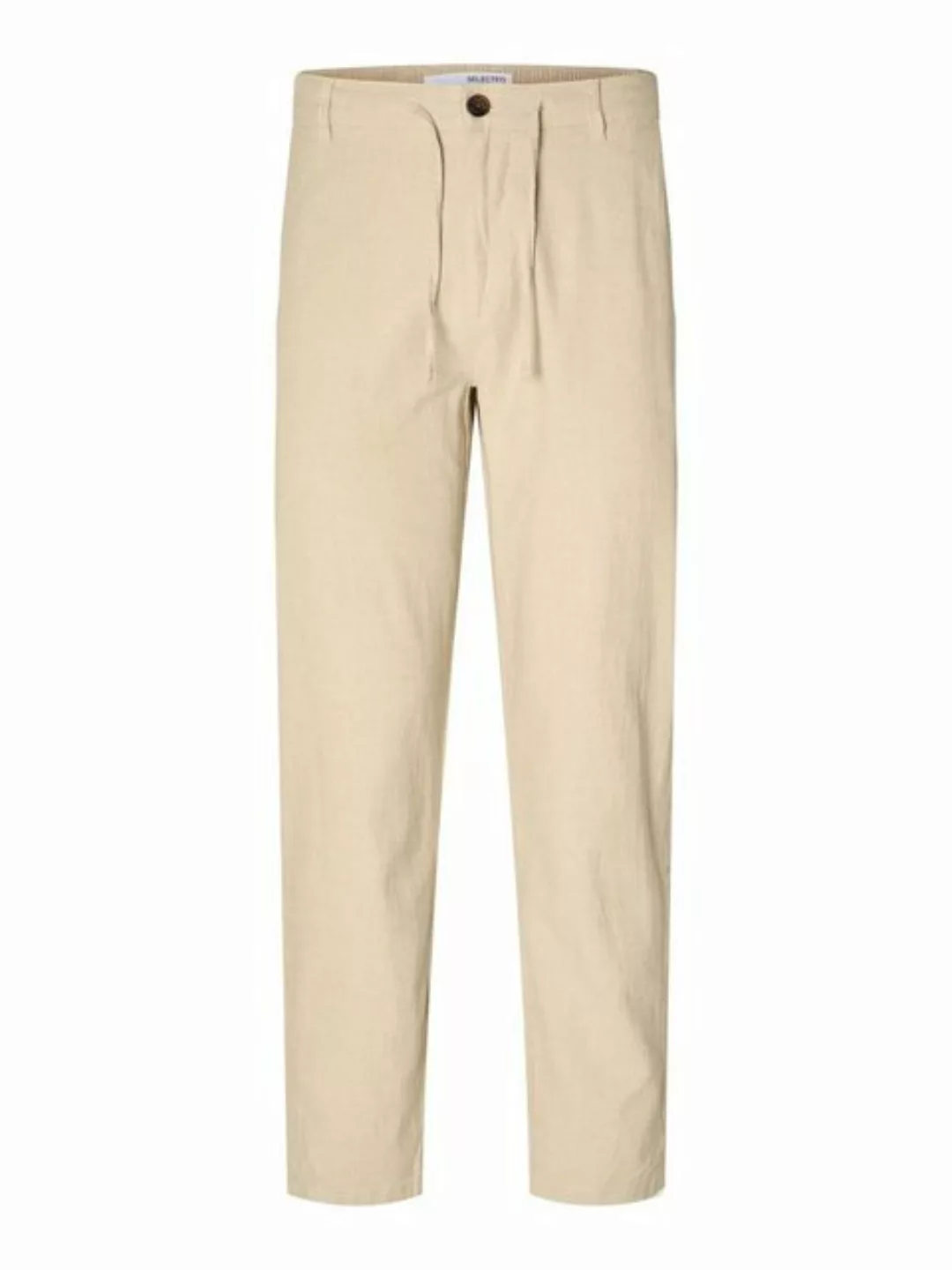 Selected Herren Chino Hose SLHCOMFORT-BRODY LINEN Comfort Fit günstig online kaufen