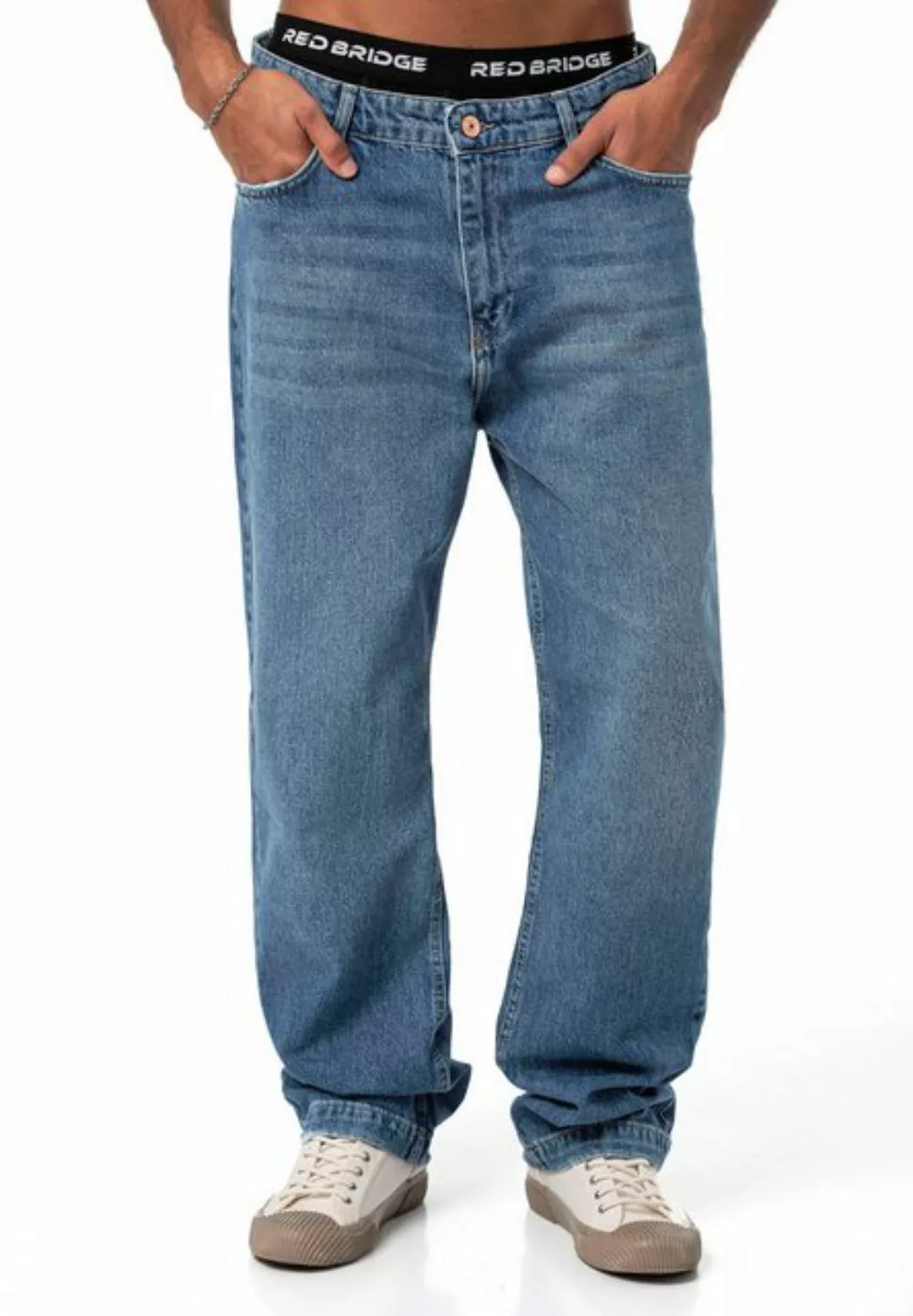 RedBridge Destroyed-Jeans Red Bridge Herren Baggy Jeanshose 5-Pocket-Style günstig online kaufen