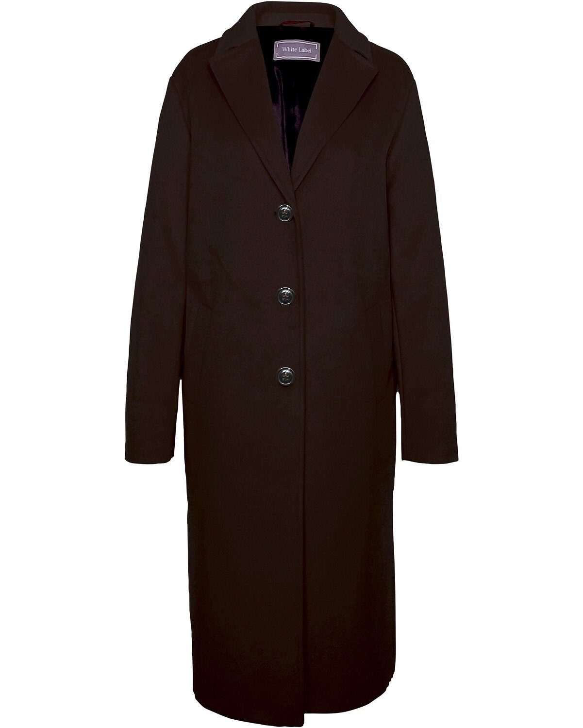 White Label Wintermantel Langer Mantel günstig online kaufen