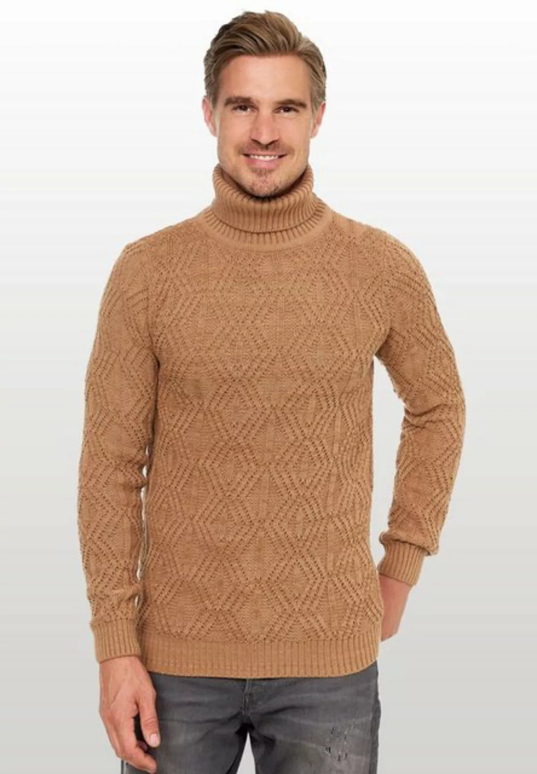 Rusty Neal Rollkragenpullover, in modischem Design günstig online kaufen