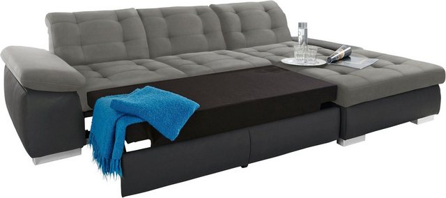 sit&more Ecksofa "Ontario L-Form", XXL, wahlweise mit Bettfunktion günstig online kaufen