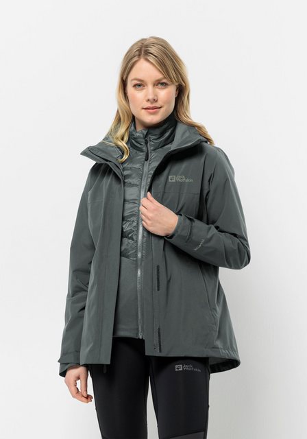 Jack Wolfskin 3-in-1-Funktionsjacke "LUNTAL 3IN1 JKT W", mit Kapuze günstig online kaufen