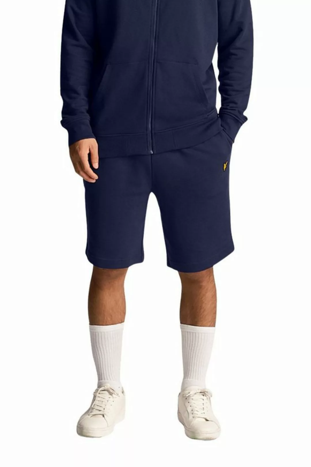 Lyle & Scott Sweatshorts Aus Baumwolle, Sportlich Mit Kordelzug günstig online kaufen