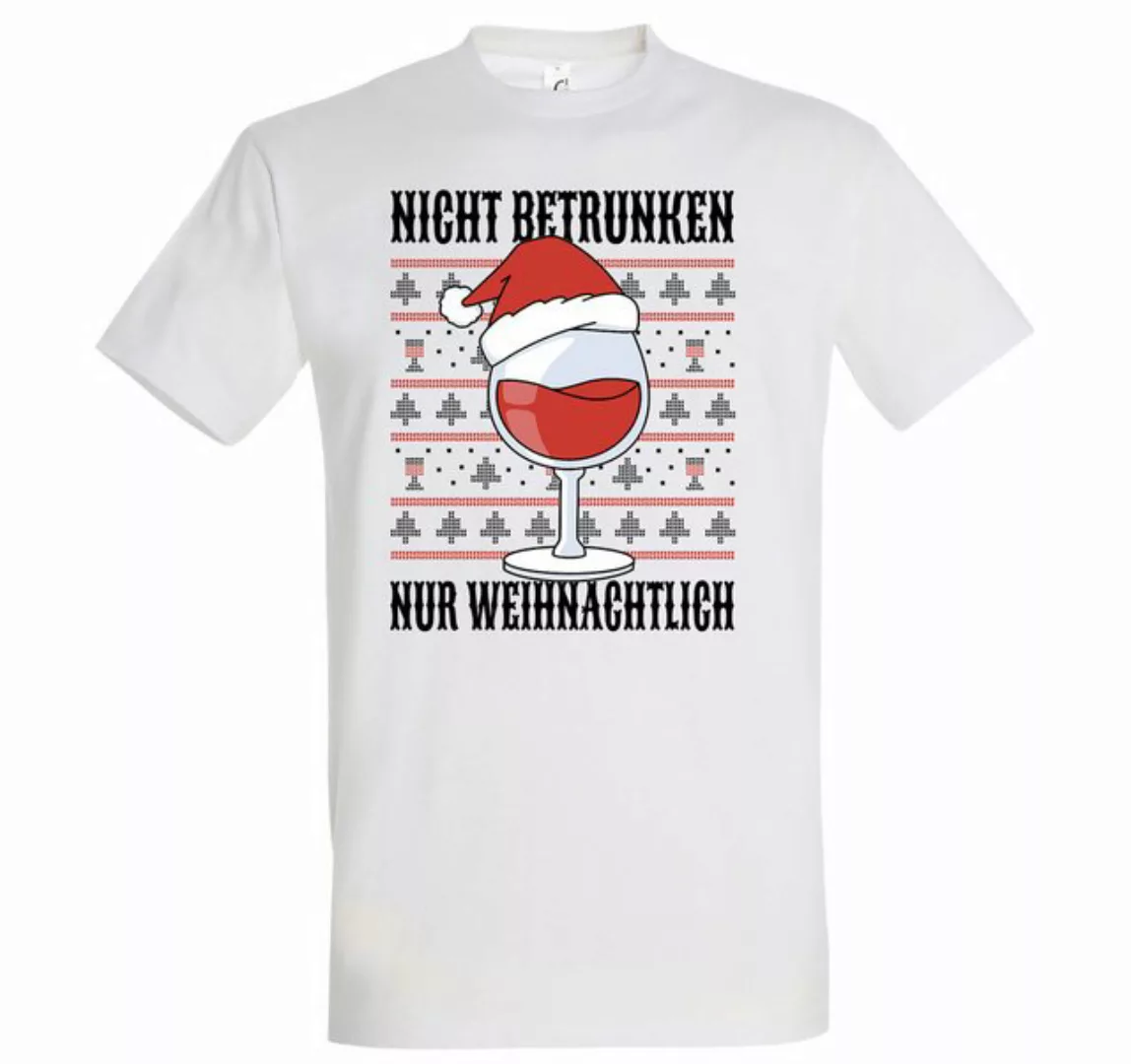 Youth Designz Print-Shirt Nicht Betrunken nur Weihnachtlich Herren T-Shirt günstig online kaufen