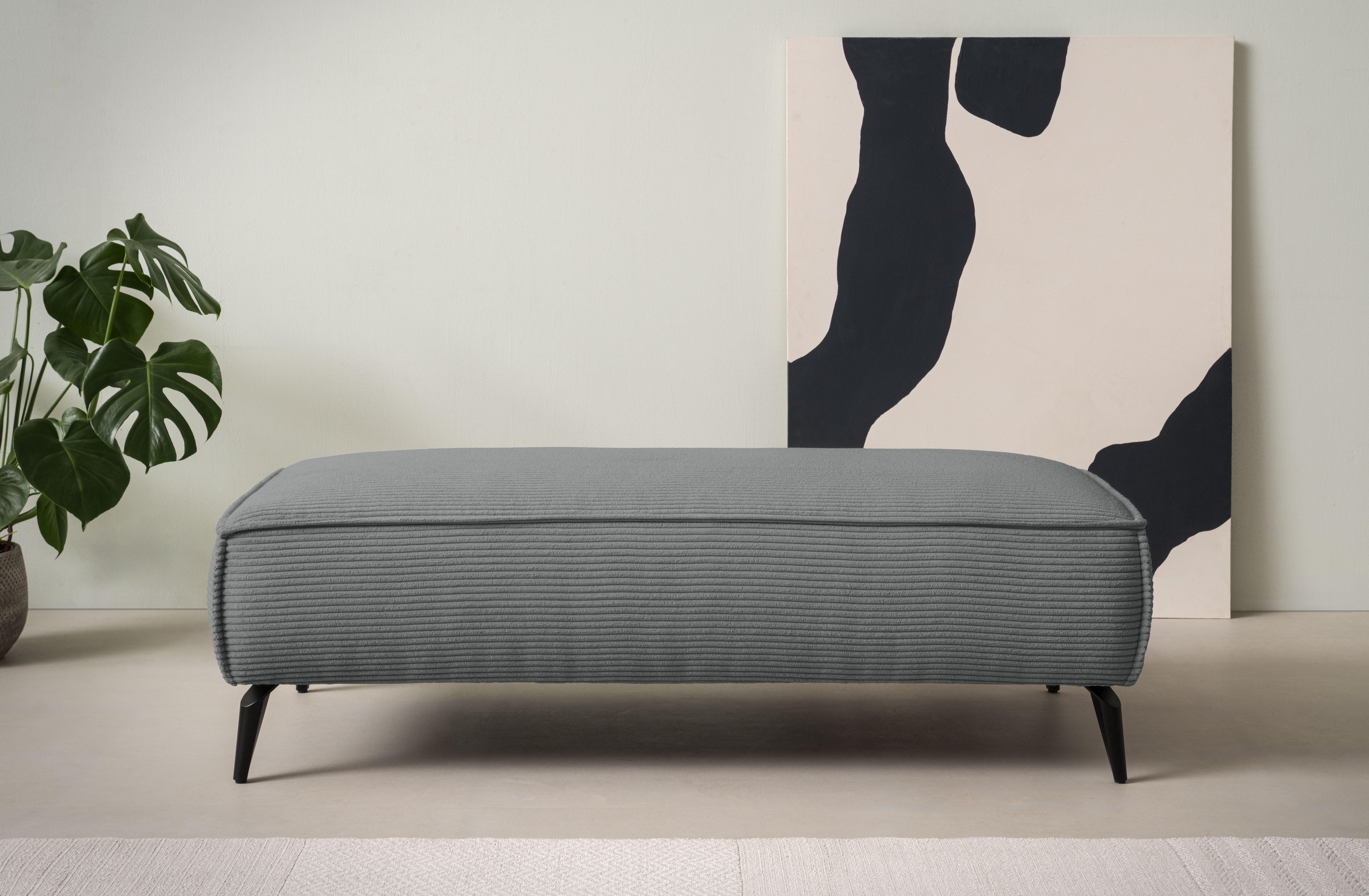 andas Hocker "TVINNU, mit Kedernaht in Cord", zur Serie TVINNU, gemütlicher günstig online kaufen