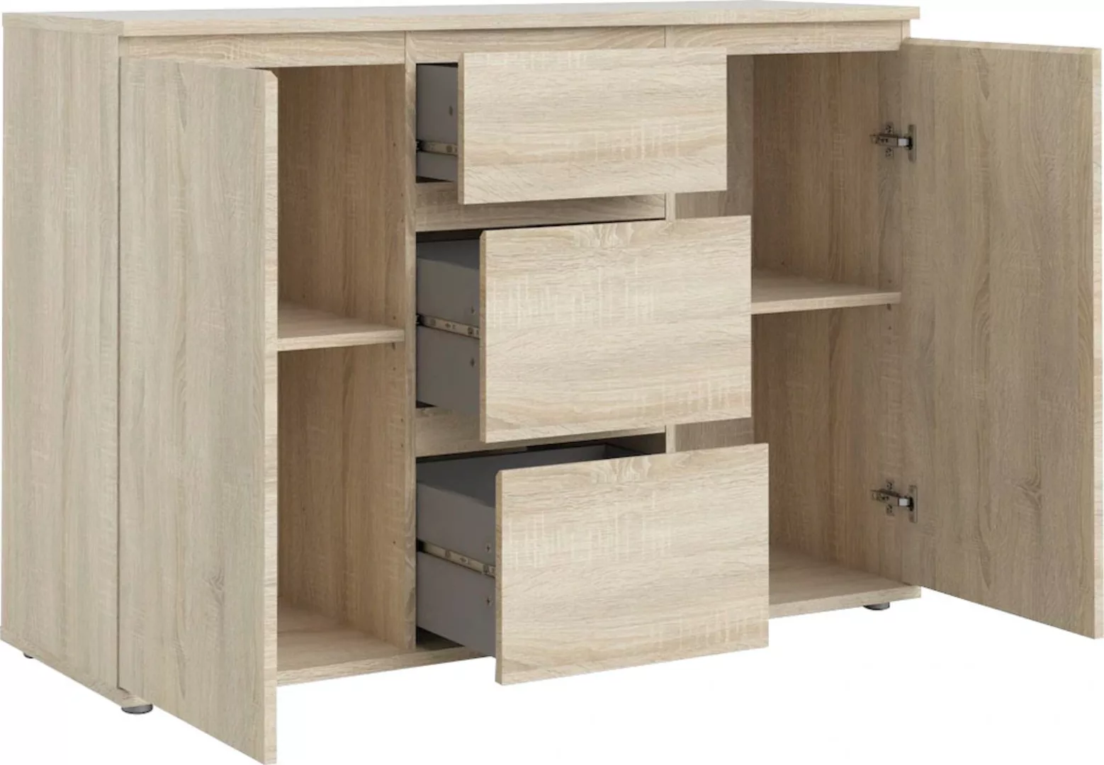 INOSIGN Sideboard "Nova, Aufbewahrung, Schubladenschrank, Sideboard,", 2 Tü günstig online kaufen