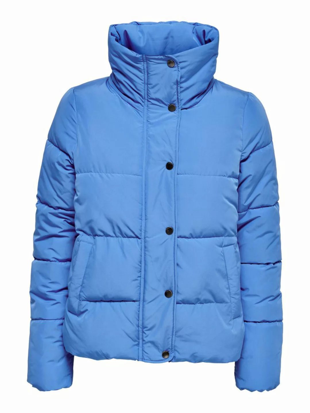 ONLY Stehkragen Wattierte Jacke Damen Blau günstig online kaufen