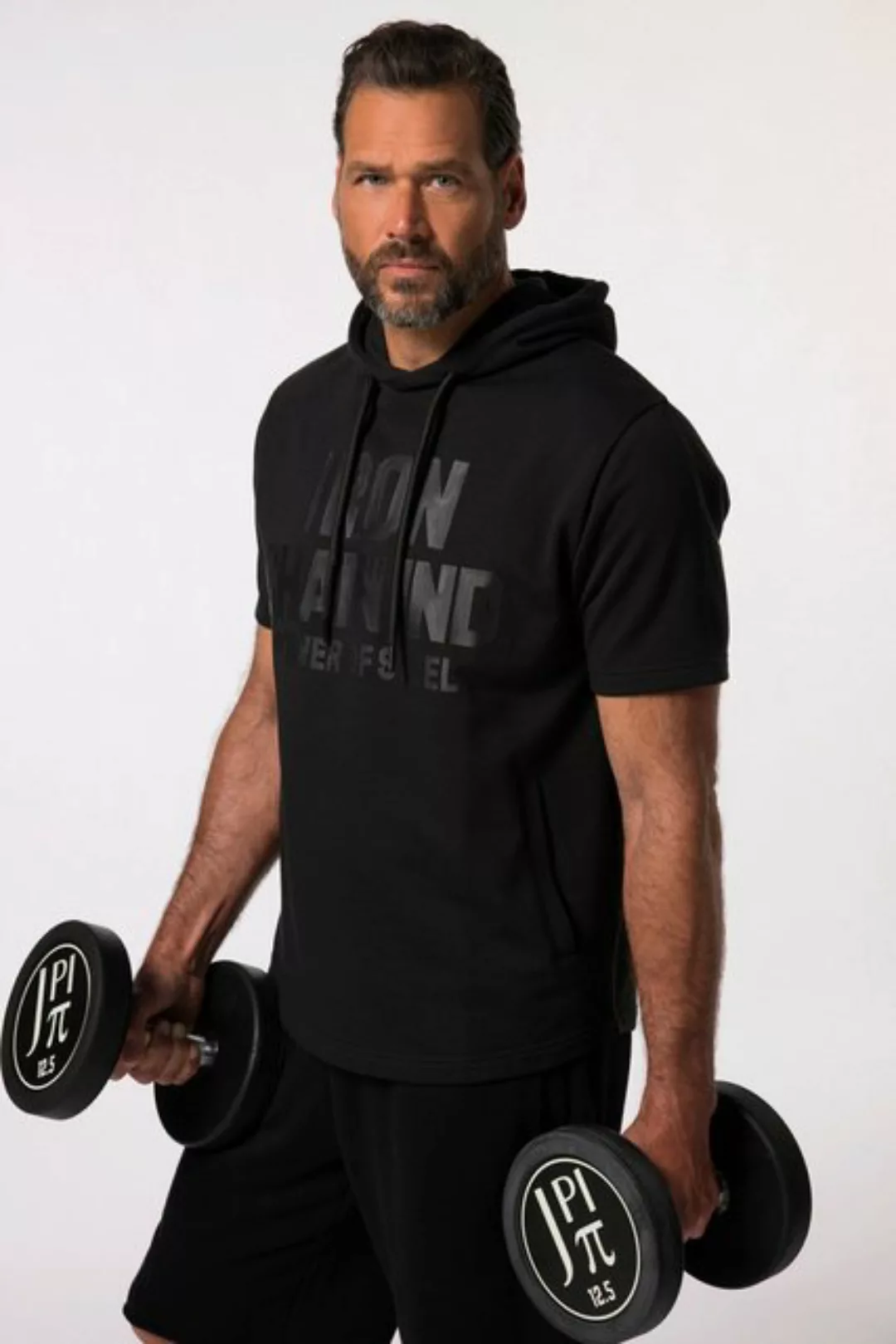 JP1880 Sweatshirt Hoodie Iron Anvil Fitness Halbarm QuickDry günstig online kaufen