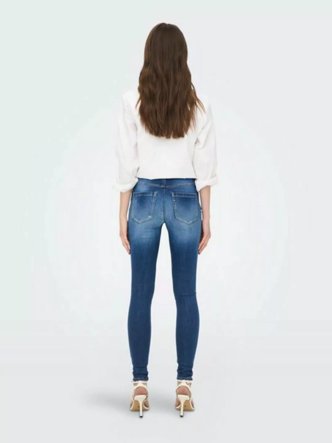 ONLY Skinny-fit-Jeans "ONLROYAL HW SKINNY DNM GENBOX" günstig online kaufen