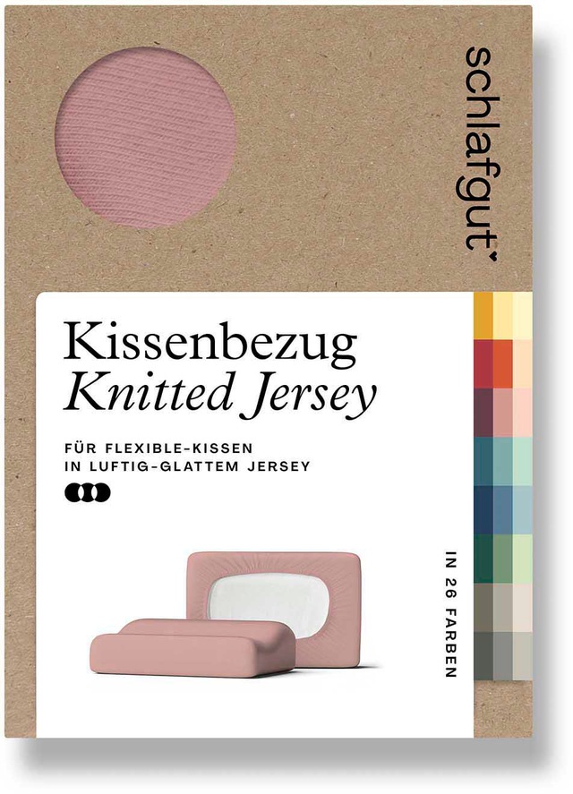 Schlafgut Kissenbezug »Pure flexibler Kissenbezug für Nackenstützkissen«, ( günstig online kaufen