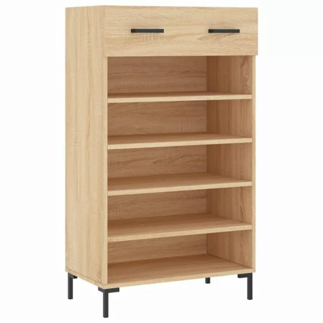 vidaXL Kleiderschrank Schuhschrank Sonoma-Eiche 60x35x105 cm Holzwerkstoff günstig online kaufen