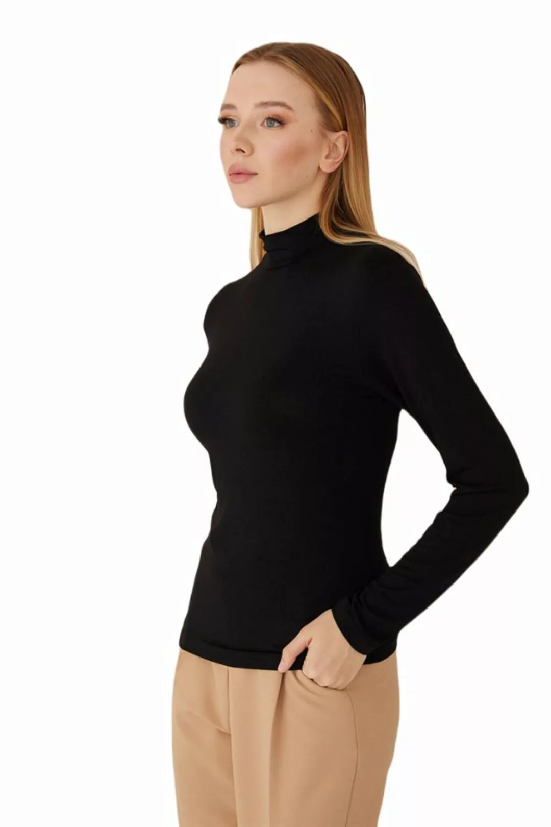 elf prive Bodykleid Elf Prive Rollkragenshirt Damen, Gute Qualität Viskose günstig online kaufen