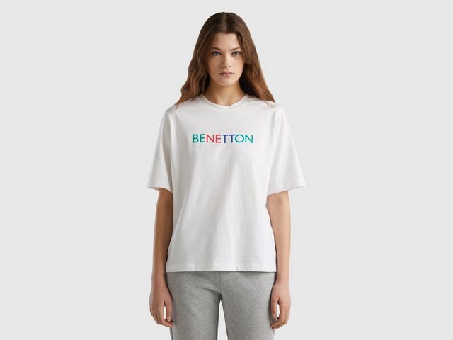 United Colors of Benetton T-Shirt mit Rundhalsausschnitt günstig online kaufen