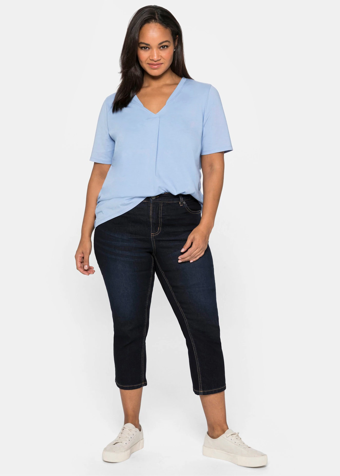 Sheego 7/8-Jeans, (1 tlg.) günstig online kaufen