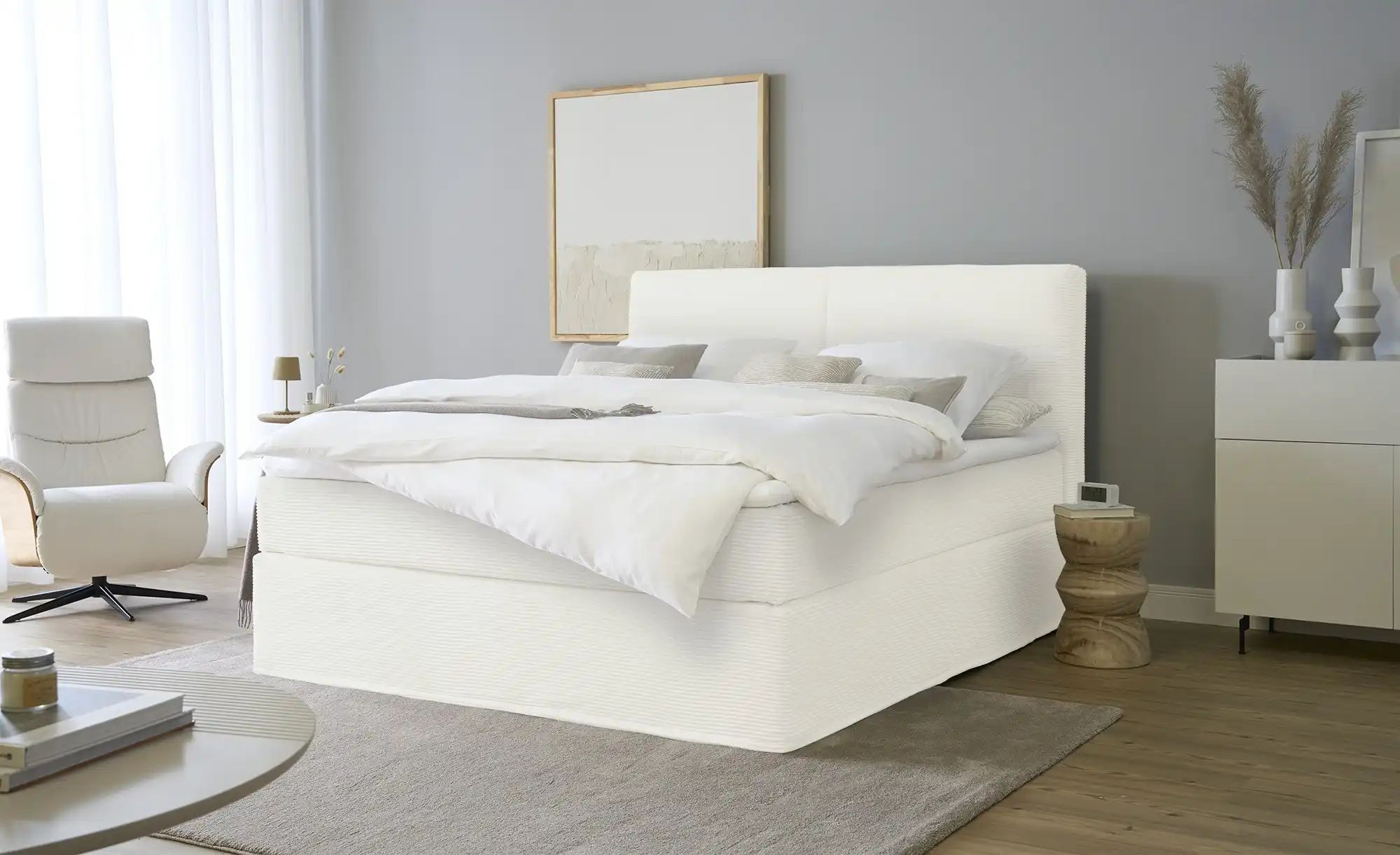 Boxi Boxspringbett  Boxi Classic ¦ creme ¦ Maße (cm): B: 160 H: 125 Betten günstig online kaufen