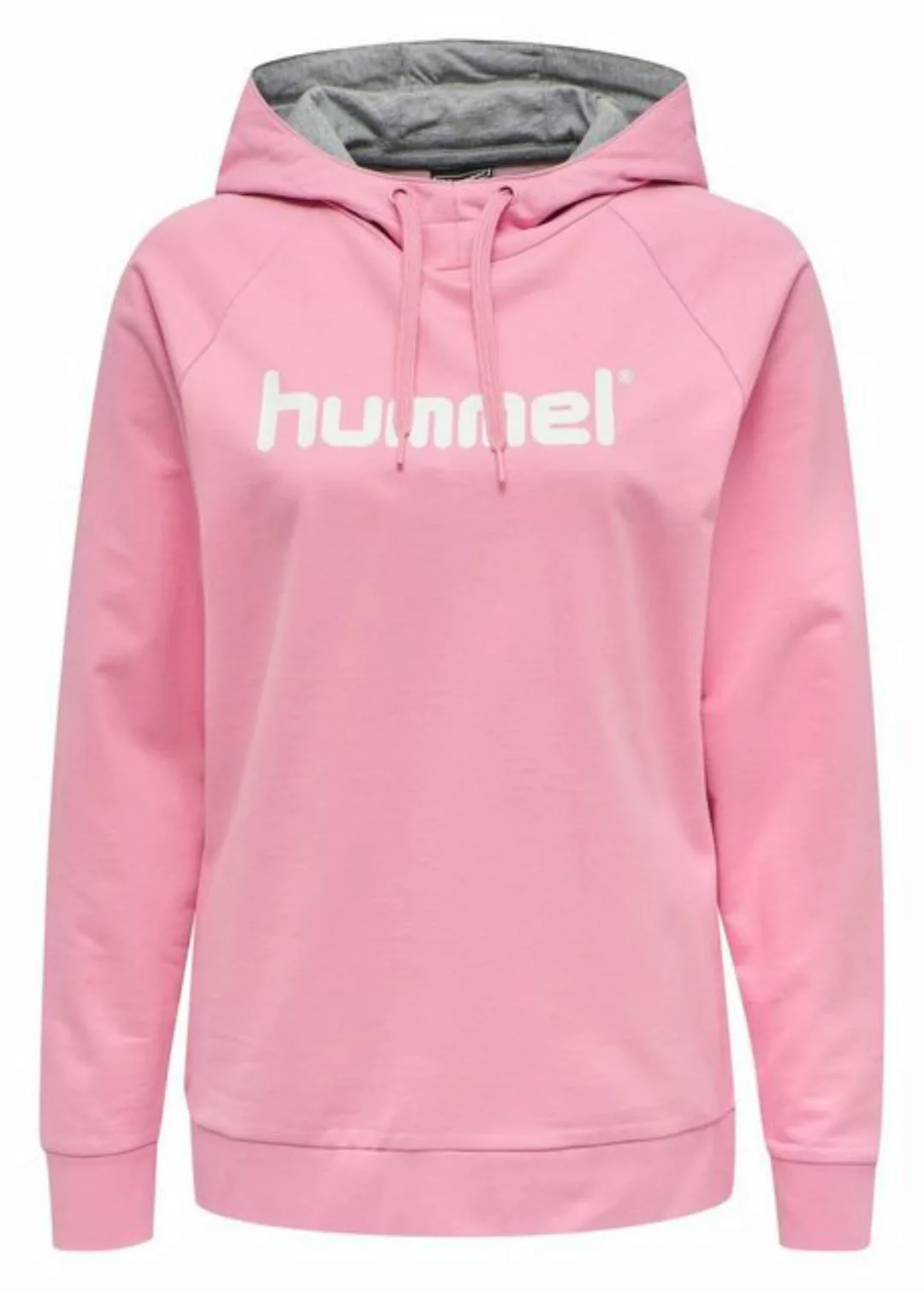 hummel Hoodie Logo Sweater HMLGO 5141 in Rosa günstig online kaufen