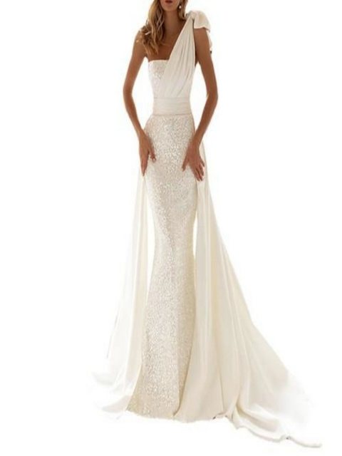 KIKI Abendkleid Modisches Kleid, schmaler weißer langer Rock mit V-Ausschni günstig online kaufen