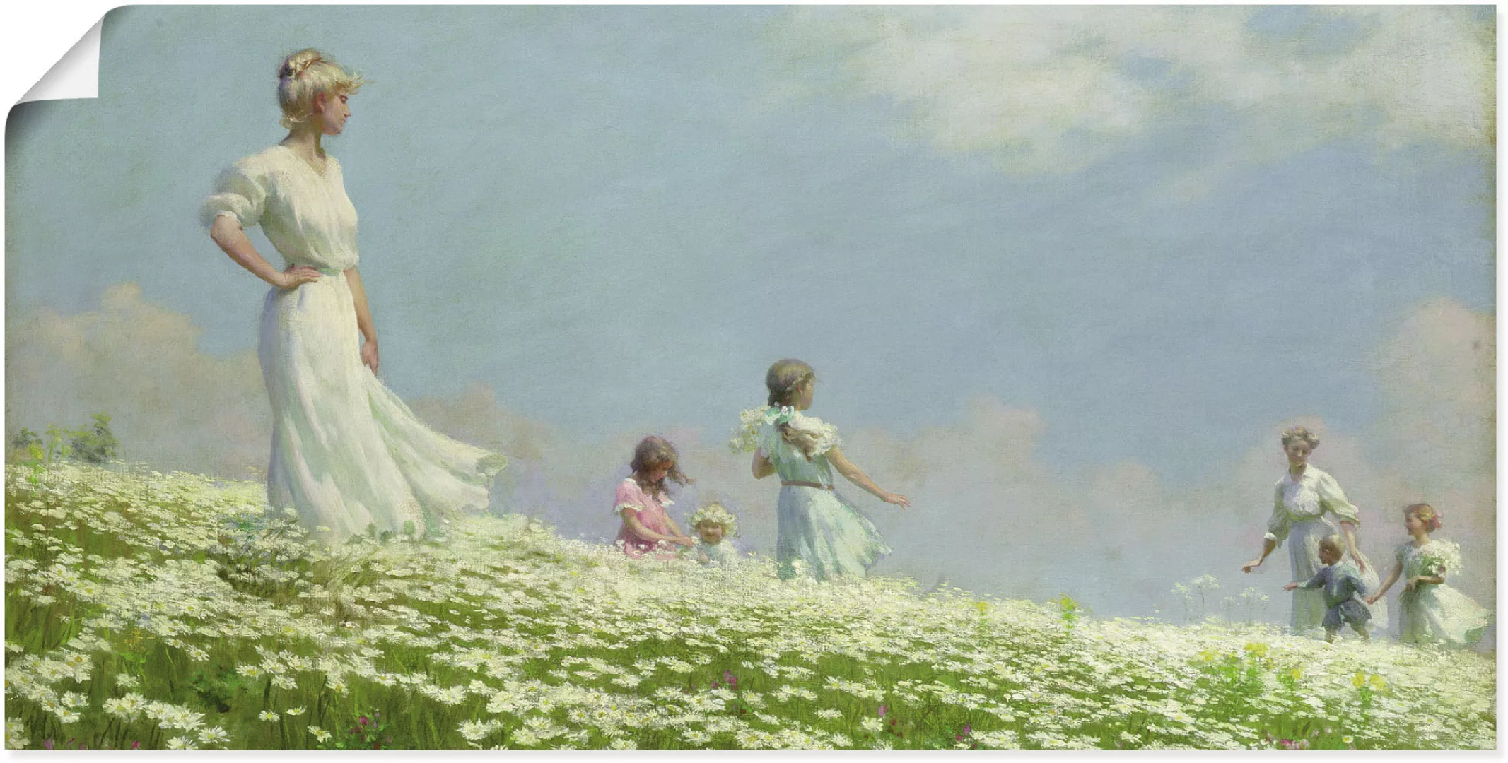 Artland Wandbild "Sommer. 1906", Gruppen & Familien, (1 St.), als Leinwandb günstig online kaufen