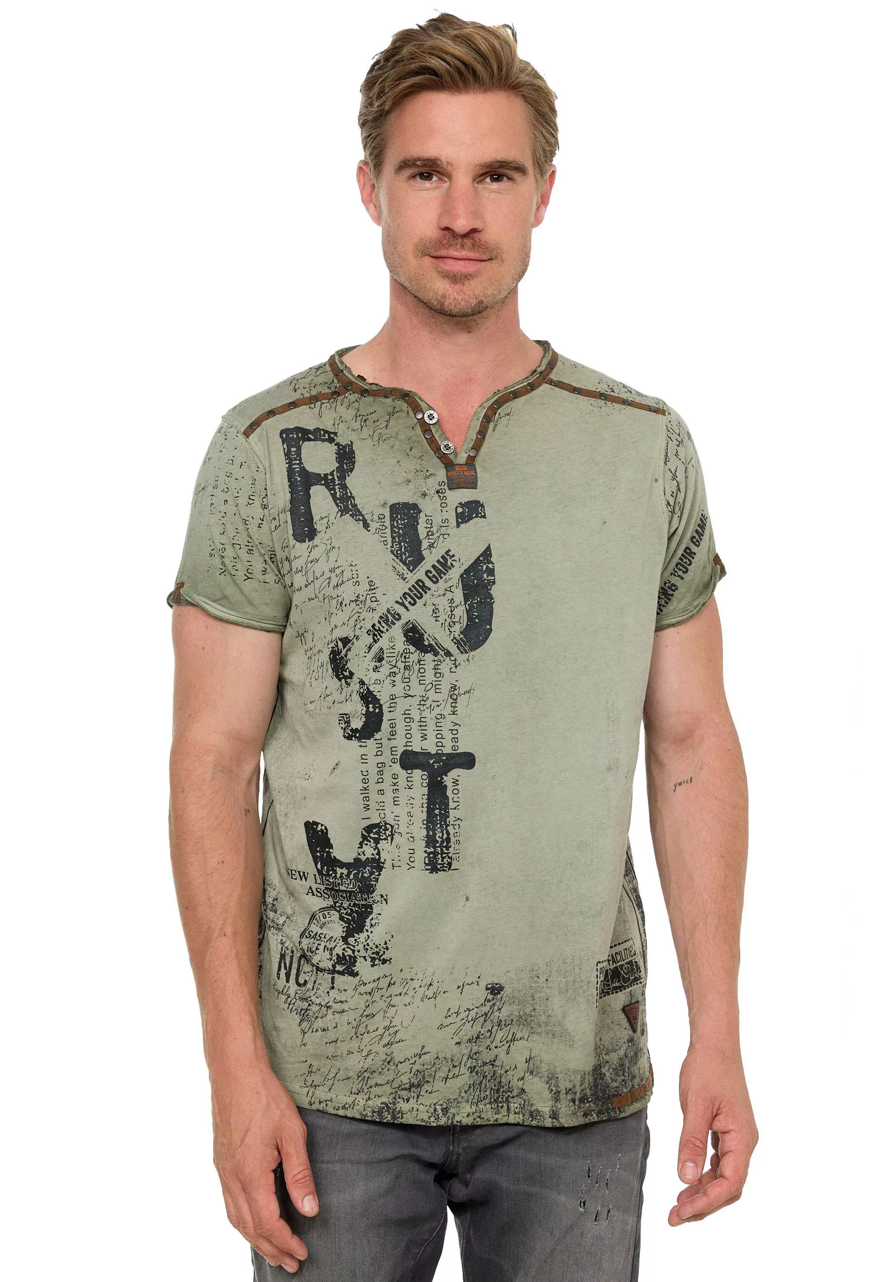 Rusty Neal T-Shirt, im Used-Look günstig online kaufen
