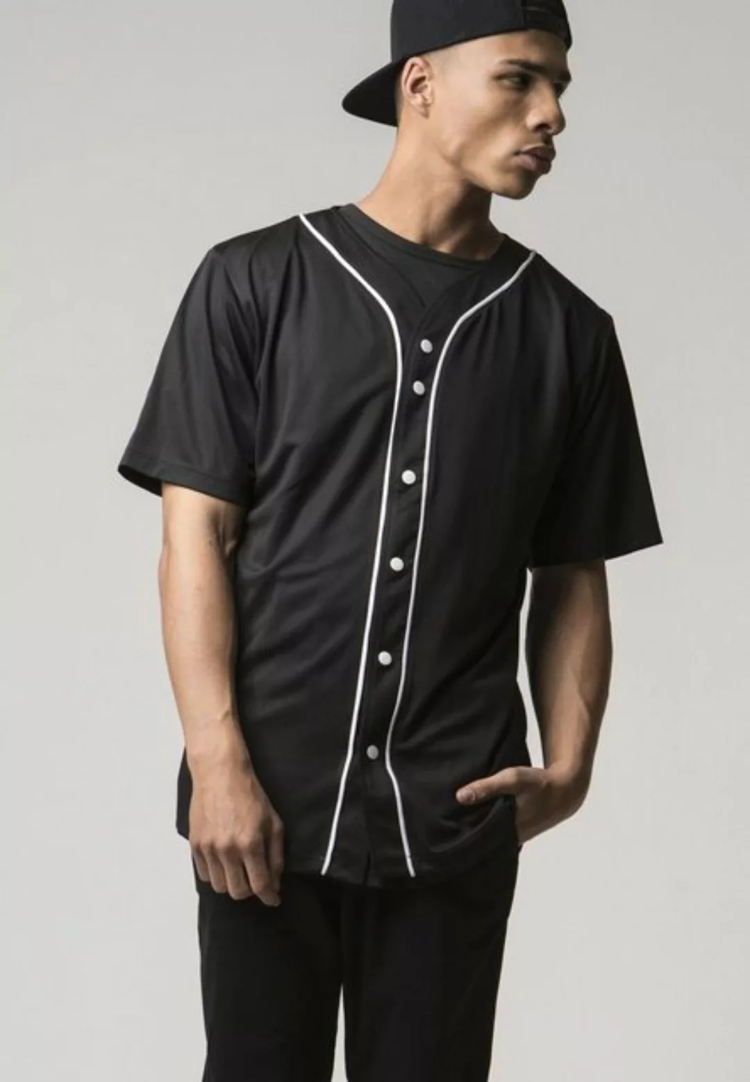 Urban Classics Herren Baseball Mesh Jersey Hemd günstig online kaufen