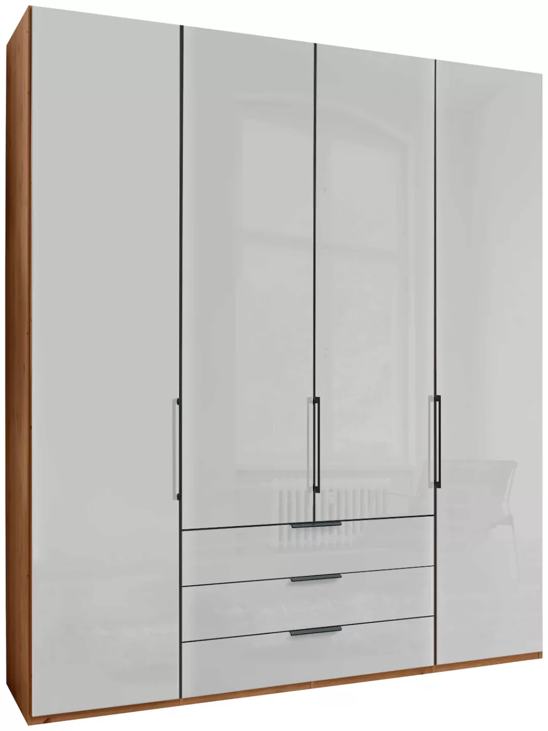 WIEMANN Falttürenschrank "Monaco", mit Glasfront sowie hochwertigen Beschlä günstig online kaufen