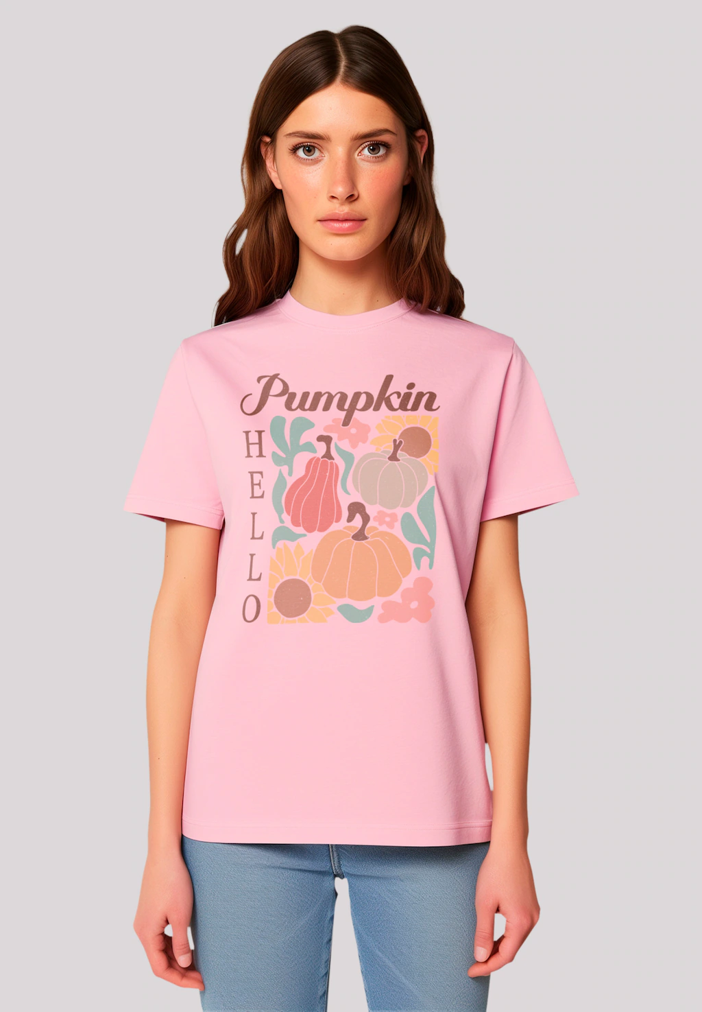 F4NT4STIC T-Shirt "Hello Pumpkin", Premium Qualität, Unisex Schnitt günstig online kaufen