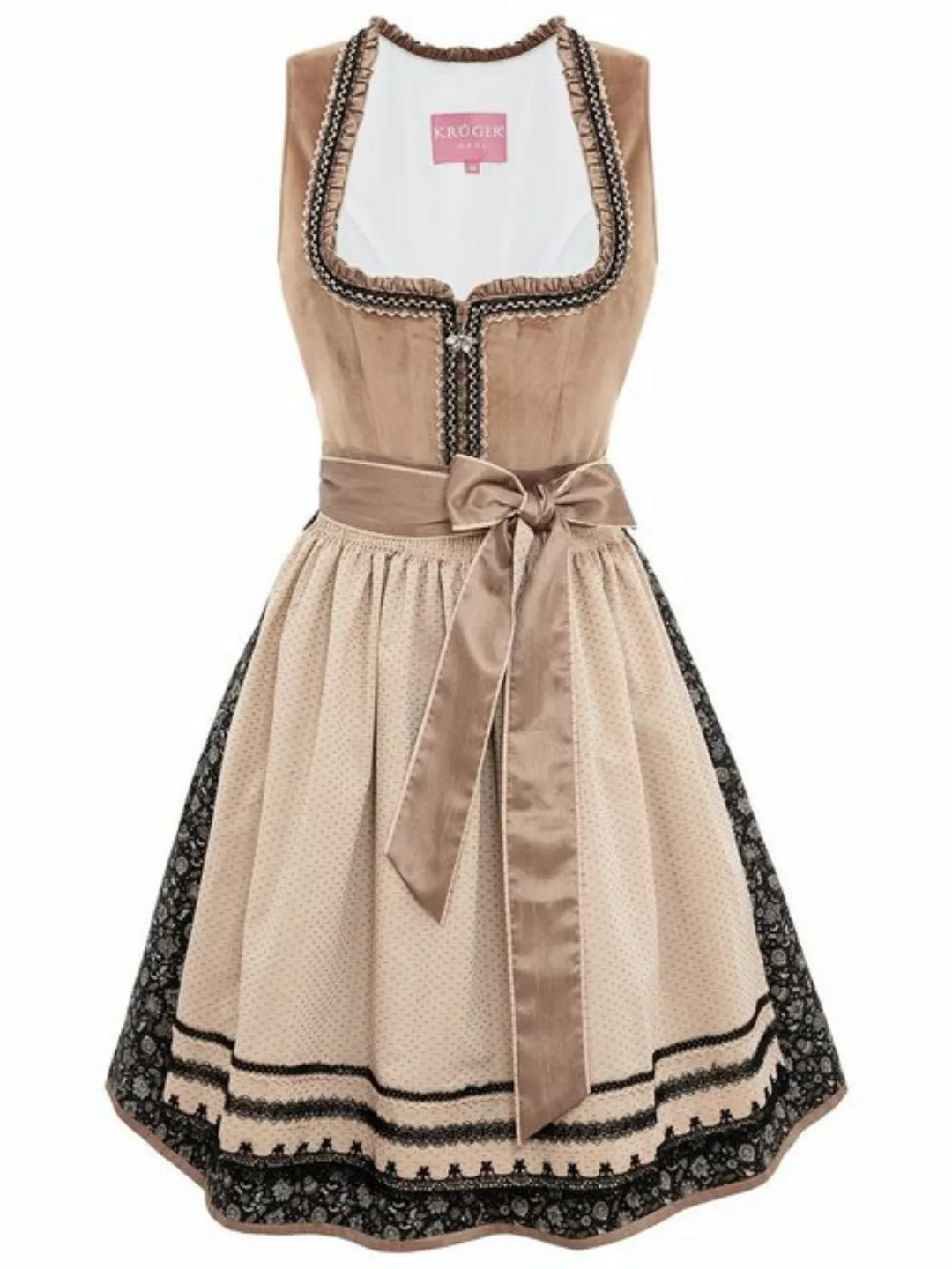 KRÜGER MADL & BUAM Trachtenkleid Midi Dirndl 2tlg. 60cm SELENE / 414268 hel günstig online kaufen