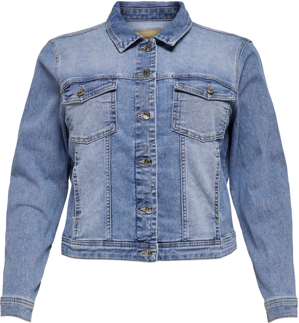 ONLY CARMAKOMA Jeansjacke "CARWESPA LS JACKET" günstig online kaufen