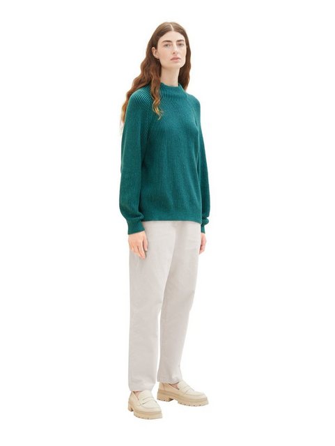 TOM TAILOR Strickpullover Strickpullover Basic Rundhals Stretch Sweater 632 günstig online kaufen