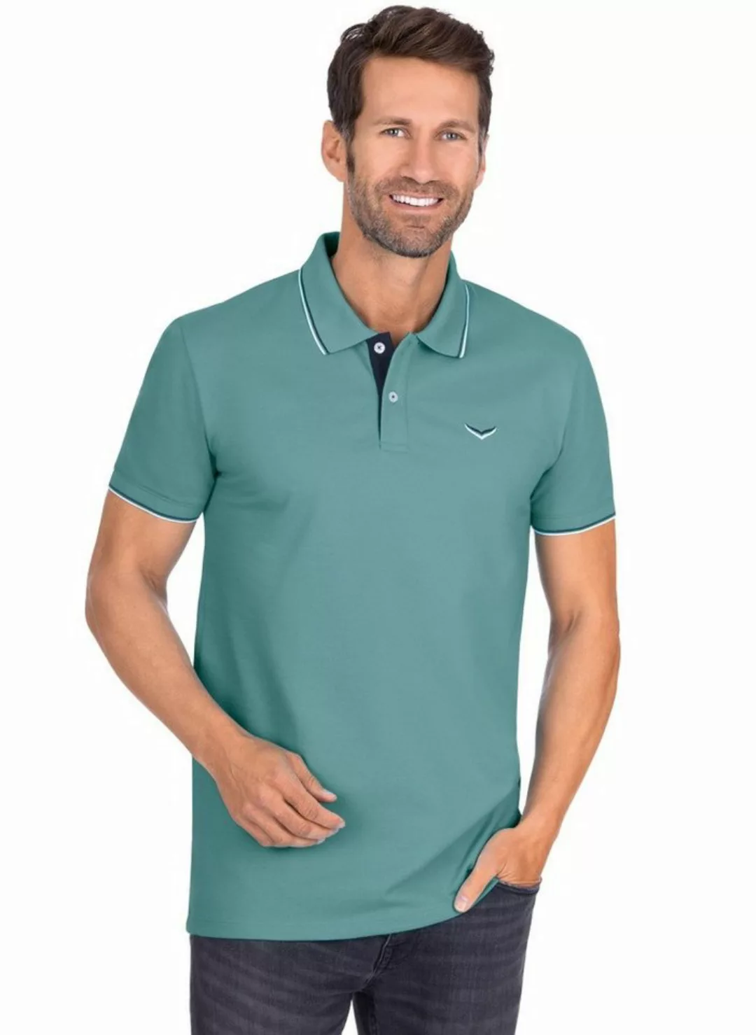 Trigema Poloshirt "TRIGEMA Slim Fit Polohemd", (1 tlg.) günstig online kaufen