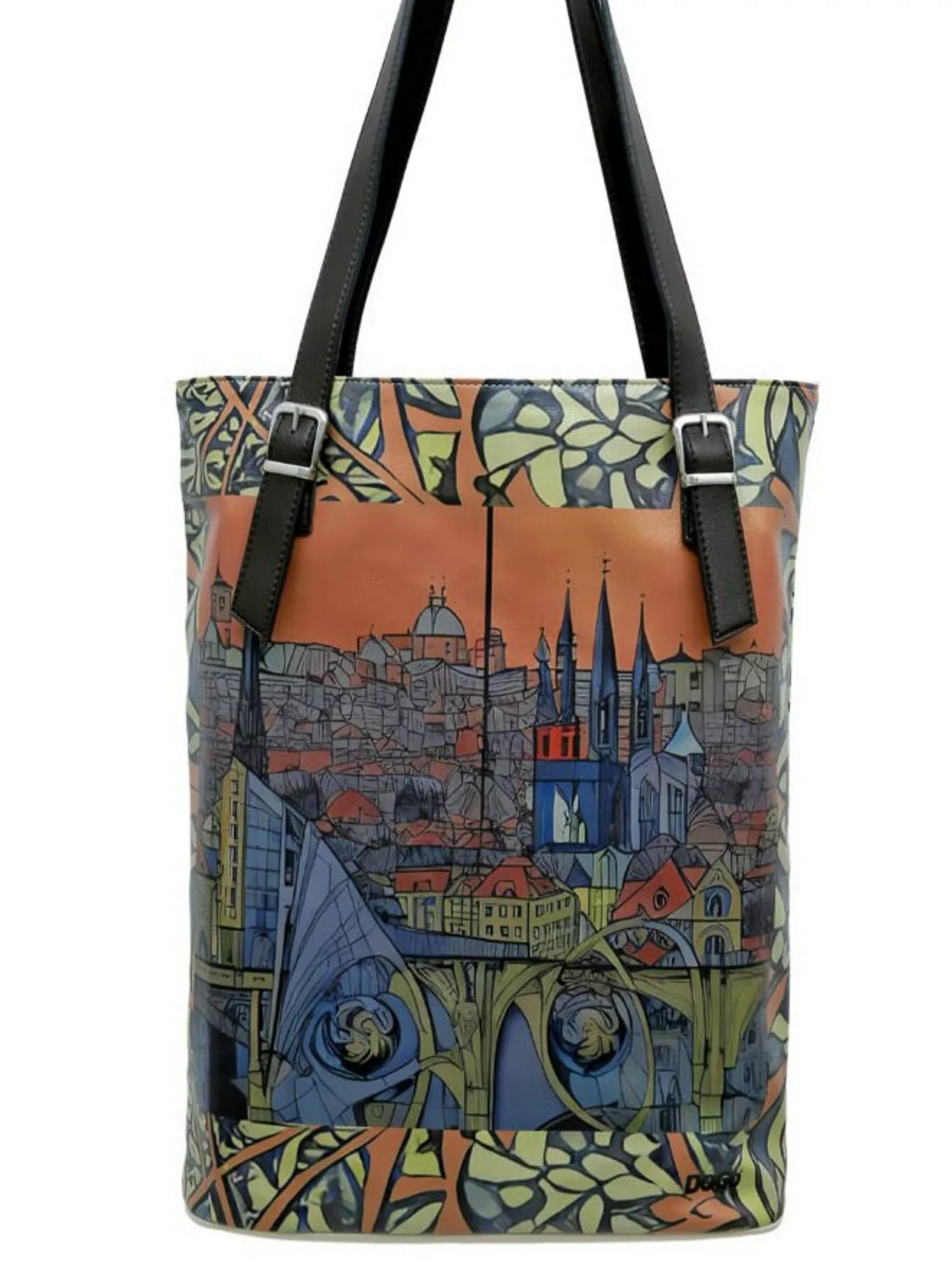 DOGO Umhängetasche "Damen Tall Bag City of Spires Vegan Damen Handtaschen ( günstig online kaufen