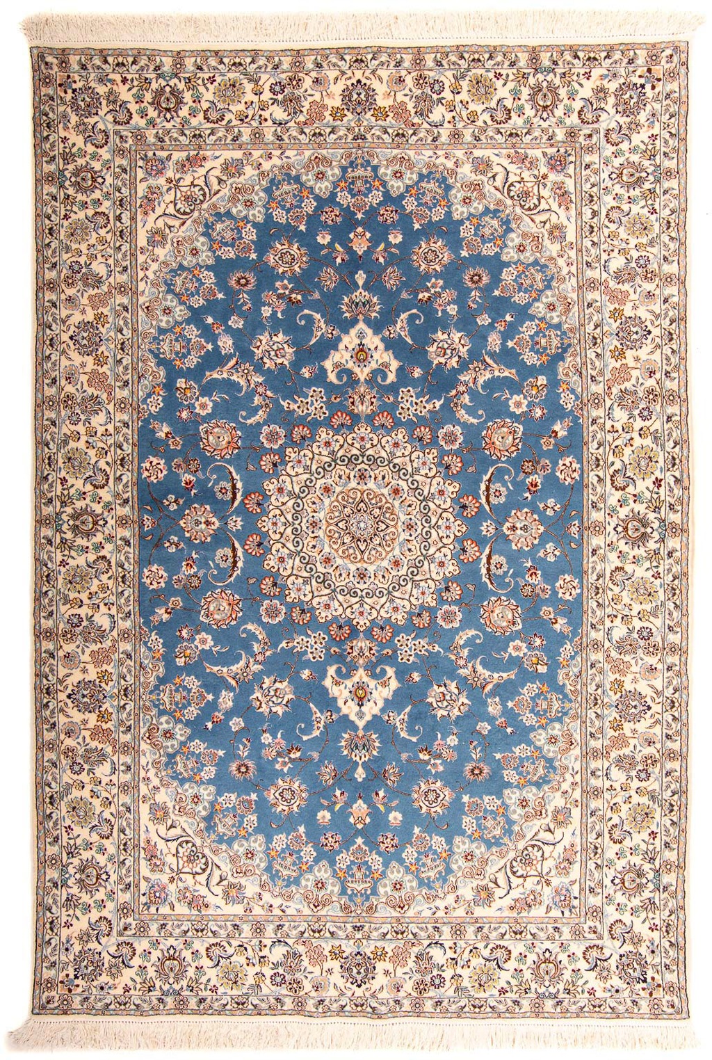 morgenland Orientteppich »Perser - Nain - Premium - 233 x 156 cm - dunkelbl günstig online kaufen