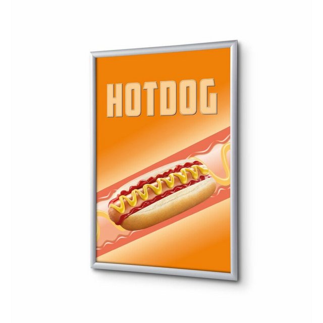 Showdown Displays Hängevitrine A4 - Komplett-Set - Hot Dog Englisch - Orang günstig online kaufen