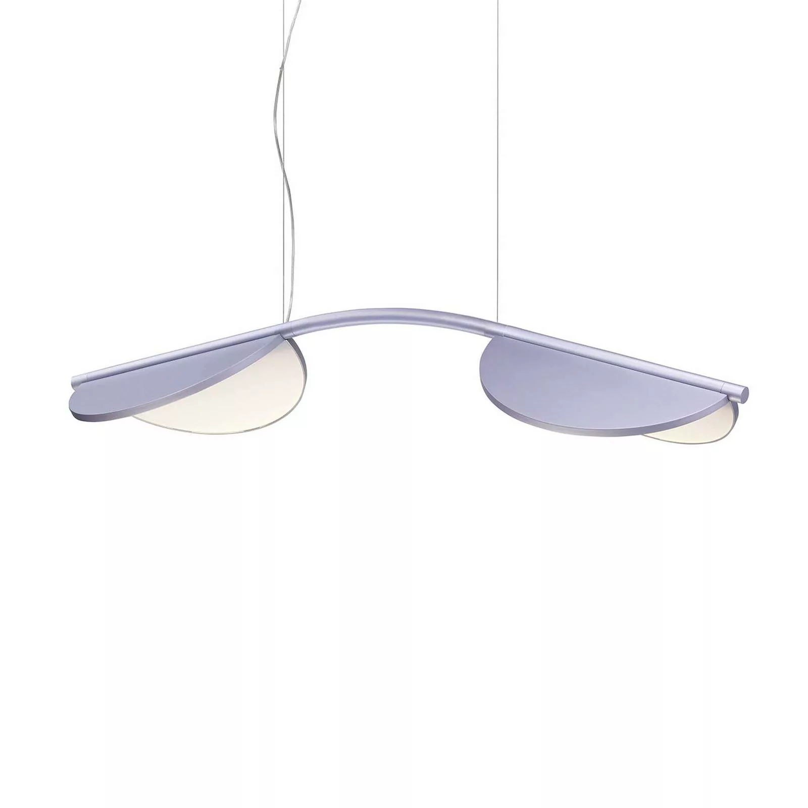 FLOS Almendra Arch LED-Hängelampe, kurz, flieder günstig online kaufen